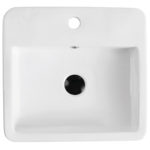 Ceramic Bathroom Top Mounted Art Basin