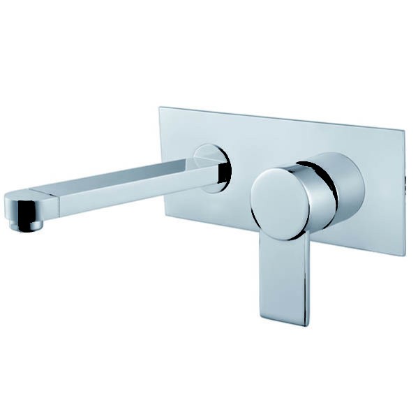 Single Handle Mounted in Wall Brass Basin Mixer