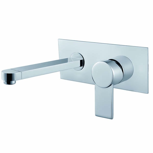 Single Handle Mounted in Wall Brass Basin Mixer