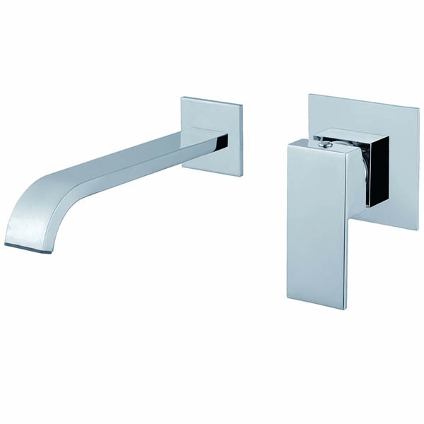 Single Handle Mounted in Wall Brass Basin Faucet
