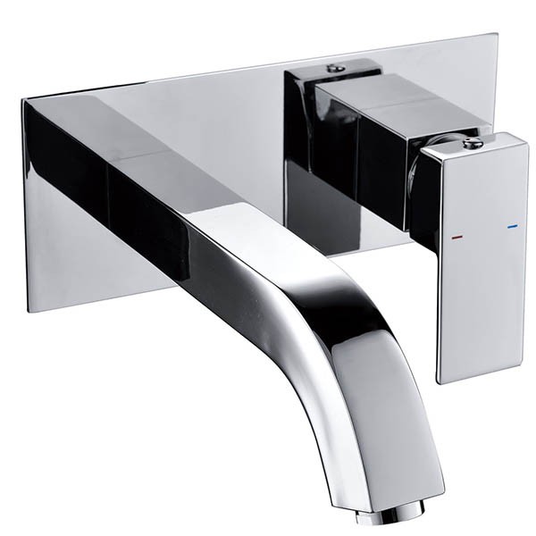 Valve Concealed in Wall Brass Basin Tap