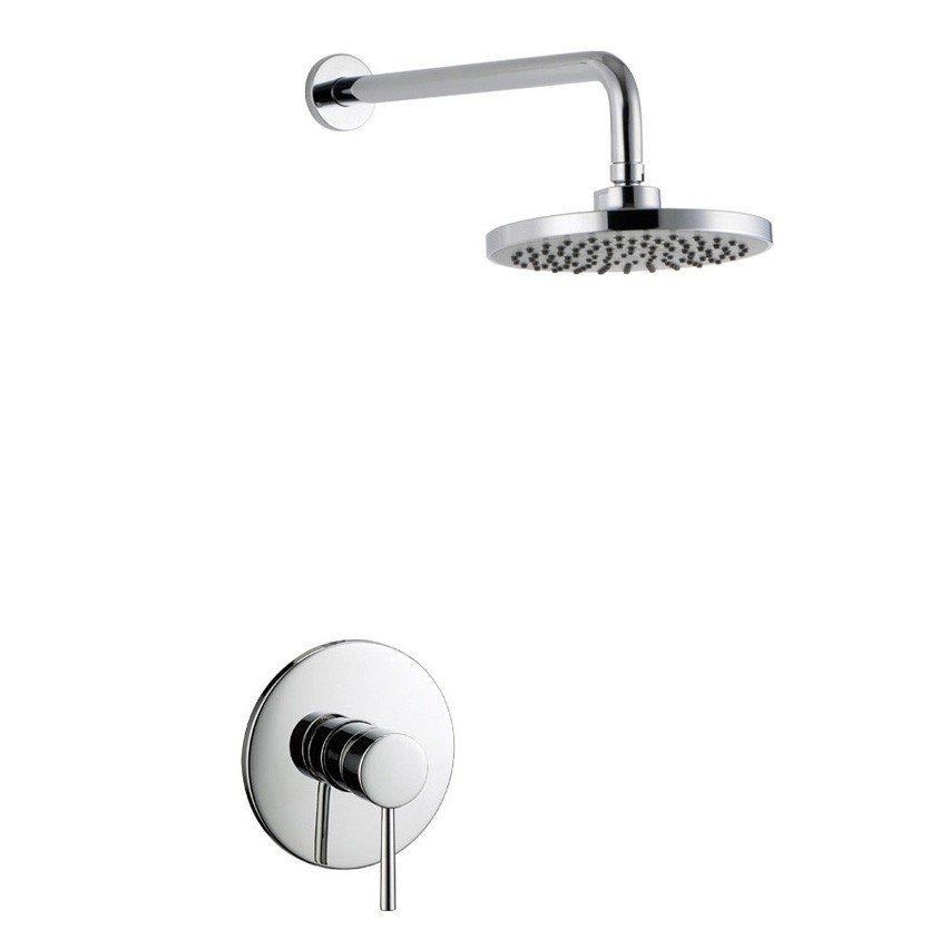 Single Handle One Way Concealed In Wall Shower Mixer