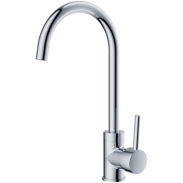 Single Hole Brass Kitchen Sink Mixer