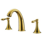 Brass Bathroom 3 Pieces Basin Sink Mixer