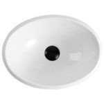 Bathroom Above Counter Oval Ceramic Vessel Sink