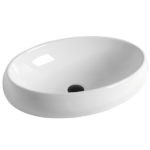 Bathroom Above Counter Oval Ceramic Basin Sink