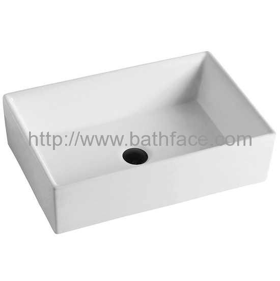 Ceramic Bathroom Countertop Above Mount Vessel