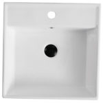 Ceramic Bathroom Counter Mounted Wash Basin