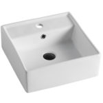 Ceramic Bathroom Counter Mounted Wash Basin