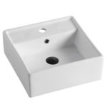 Ceramic Bathroom Counter Mounted Art Sink