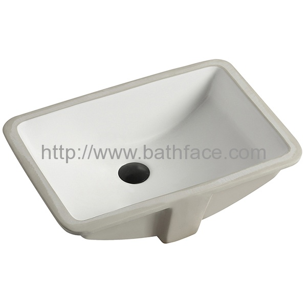 Ceramic Undermount Square Basin Sink