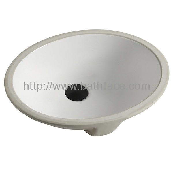 Vitreous China Undermount Bathroom Sink