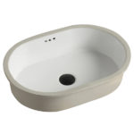 Vitreous China Under Counter Mounted Bathroom Sink