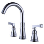 2 Lever Handle Widespread Bathroom Sink Faucet