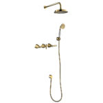 Brass Recessed in Wall Valve Shower Faucet