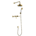 Brass 2 Lever Concealed Valve Shower Tap