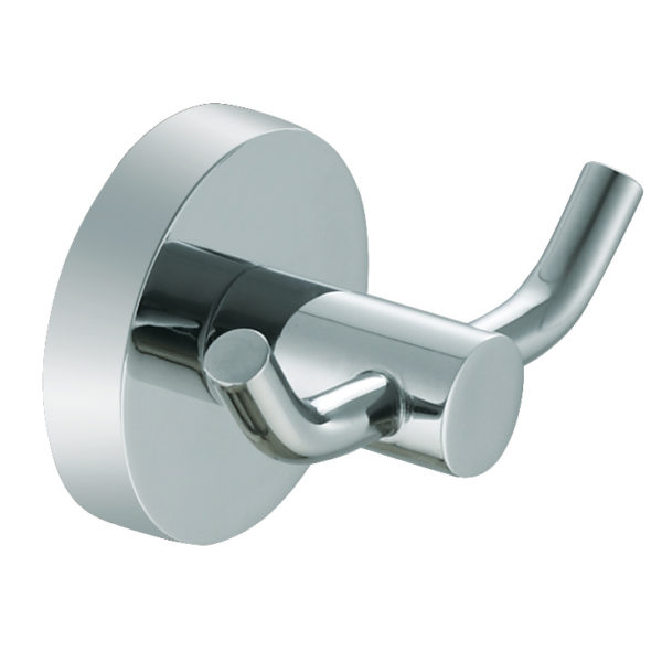 Lavatory 304 Stainless Steel Double Robe Hook