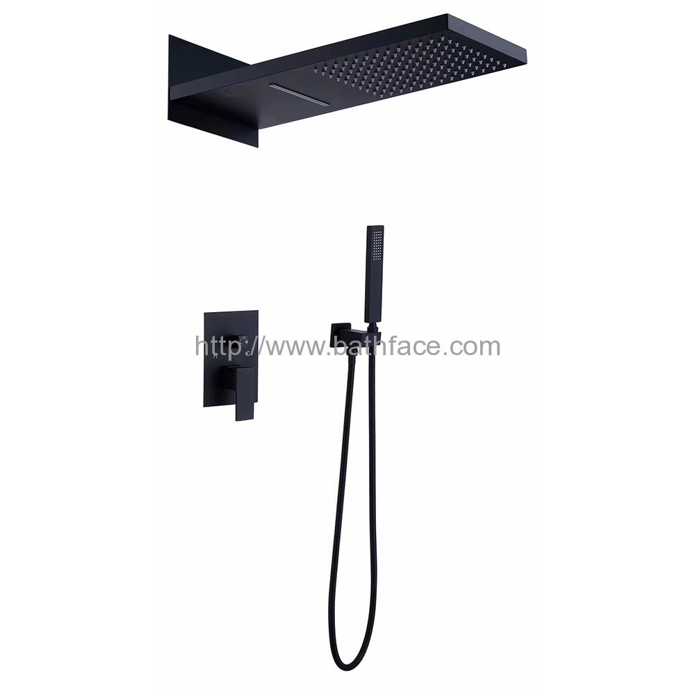 Water Fall Rain Shower Brass Shower Mixer