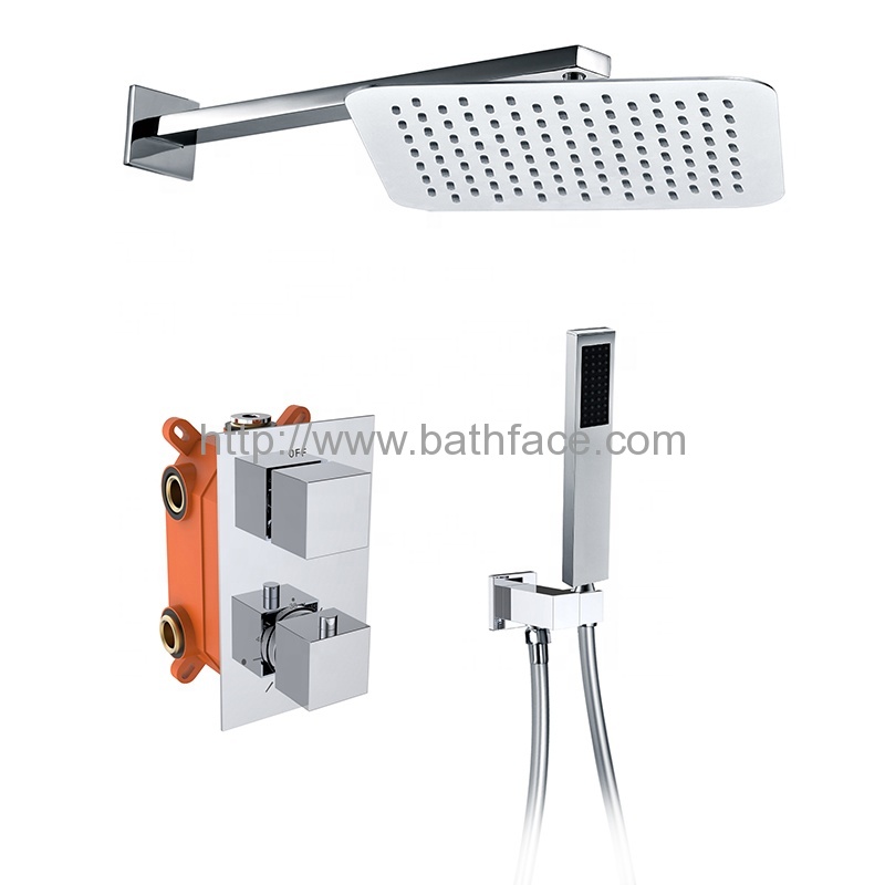 Concealed In Wall Thermostatic Shower