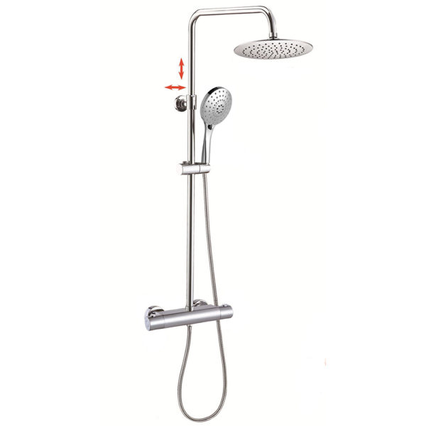 D-Shape Valve Thermostatic Mixer Shower