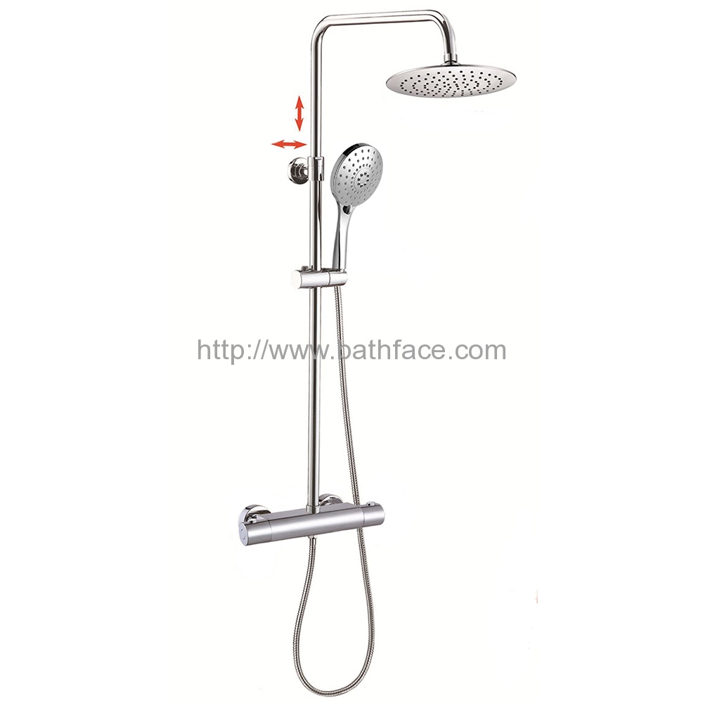 D-Shape Valve Thermostatic Mixer Shower