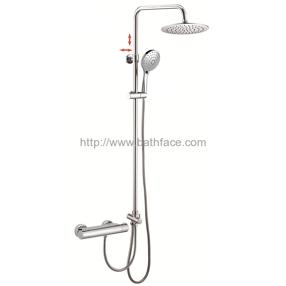 D-Shape Valve Thermostatic Mixing Shower