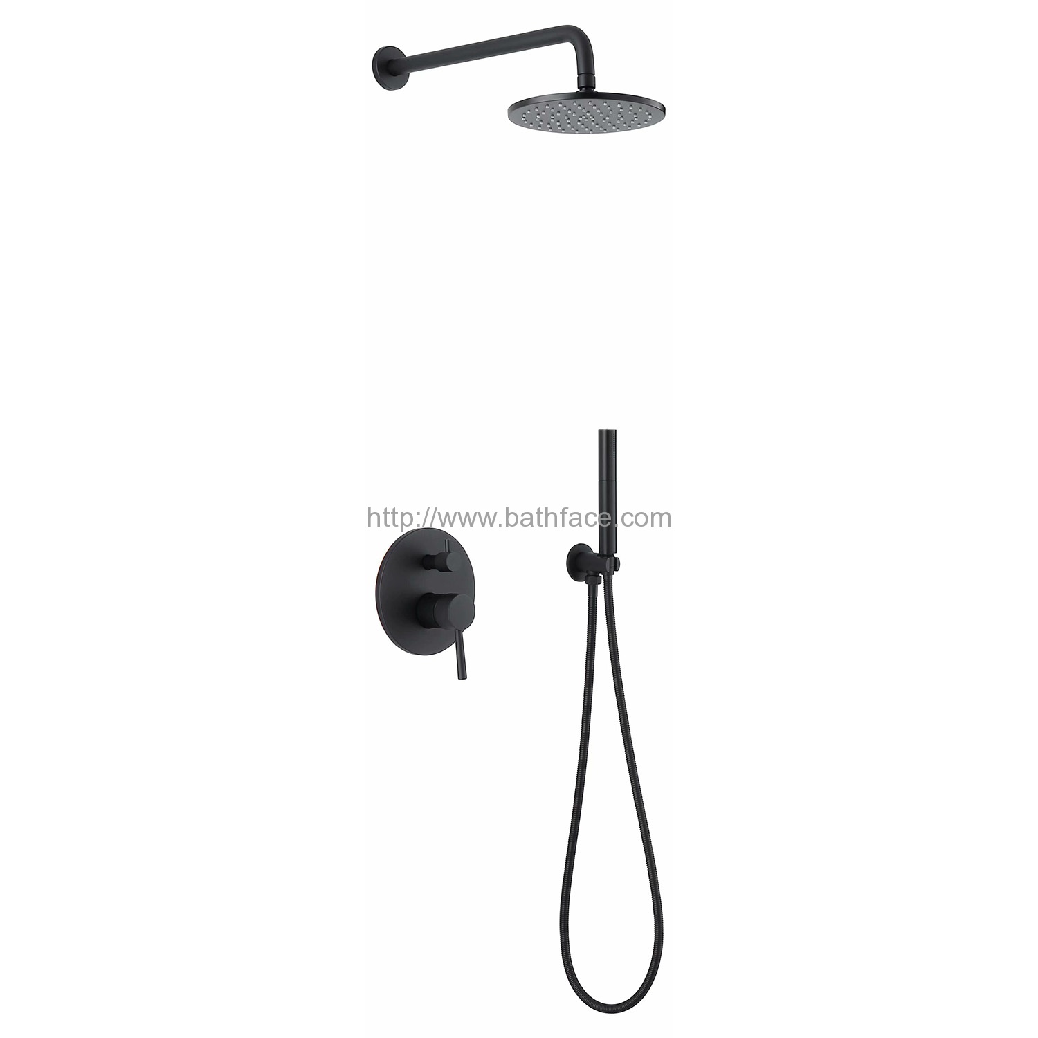 2 Way Concealed In Wall Shower Faucet