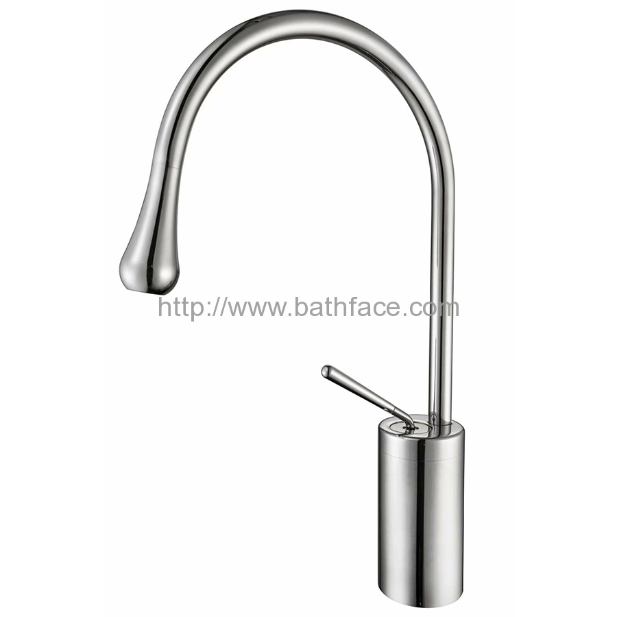 Brass Single Knob Art Basin Faucet