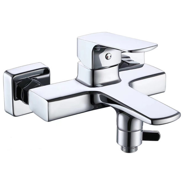 Brass Square Bathroom Bath Mixer