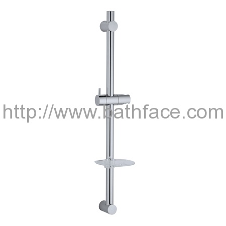 Adjustable Height Chrome Sliding Bar