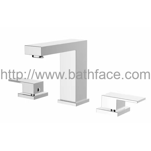 Brass Bathroom 3-Piece Basin Tap