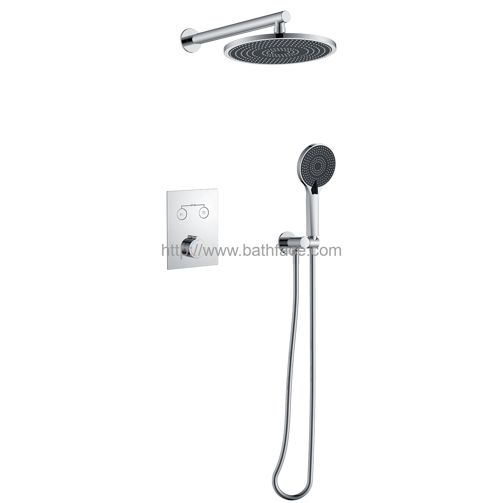 Hansgrohe In Wall 2 Select Shower Mixer Bathroom Tap Factory   BF22721CP 00 