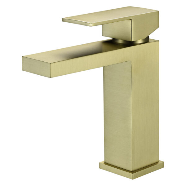 Brass Gold Brushed Basin Faucet
