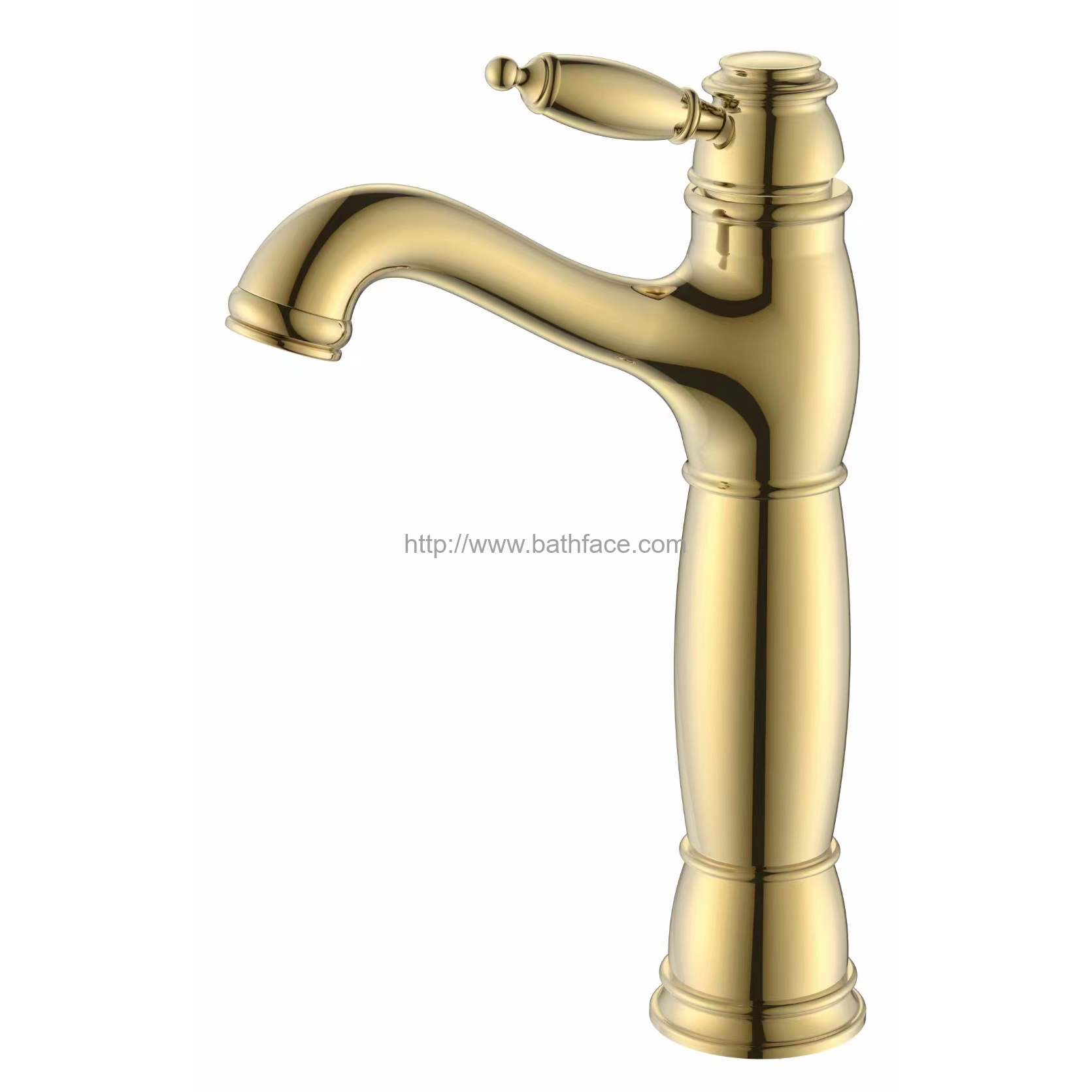 Gold Finish Basin Faucet